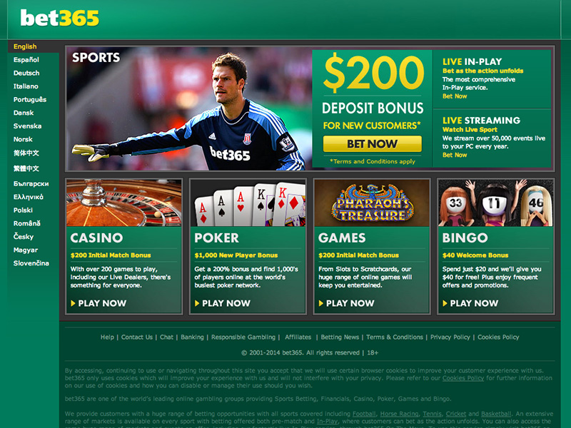 BET365 – Top nhà cái cá cược đỉnh cao hàng đầu châu Âu